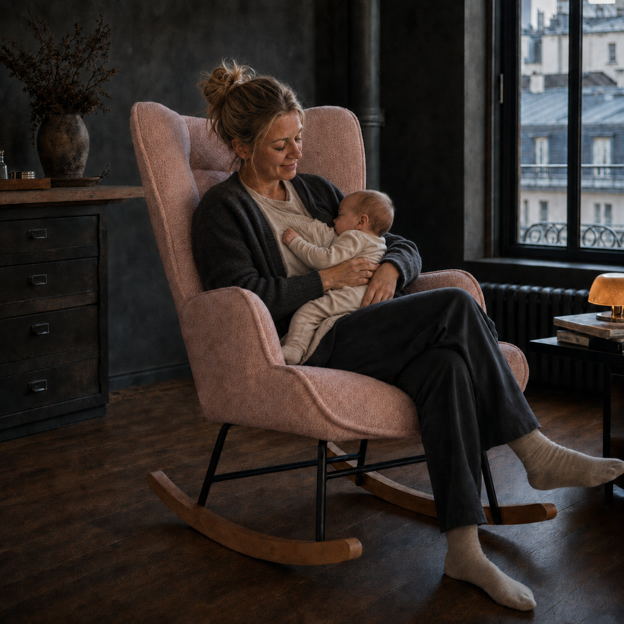 Fauteuil à bascule d'allaitement : que regarder avant d'acheter — Musarde