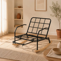 Songe · Fauteuil à bascule inclinable velours côtelé, 4 positions