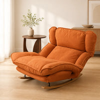 Alcôve · Fauteuil à bascule inclinable 5 positions, tissu chenille